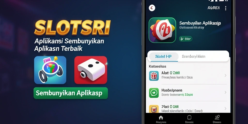 Antarmuka SLOTSRI yang sederhana dan efektif untuk menyembunyikan aplikasi.